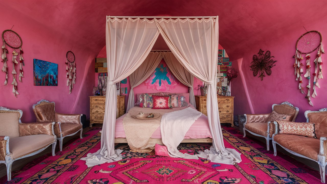 Read more about the article Pink Boho Bedroom: The Ultimate Styling Guide for a Dreamy, Soulful Space