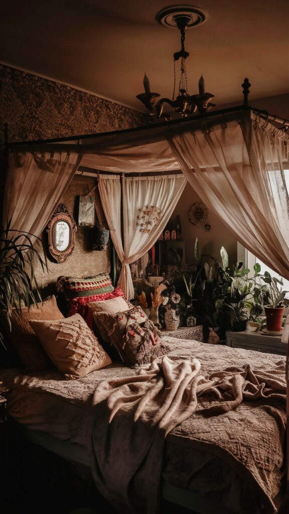 Moody Boho Bedrooms: Creating Your Dark and Dreamy Sanctuary