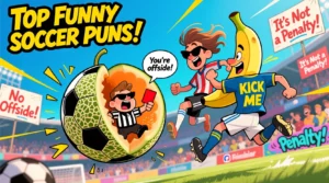 Read more about the article ⚽ Top Funny Soccer Puns That Will Make You Laugh Out Loud!<div class="last-updated" style="font-size:14px; font-weight:bold; color:#444; background:#f5f5f5; padding:10px; border-radius:5px; margin-top:10px; margin-bottom:20px;">
                 Last updated: October 25, 2025 at 5:22 am by nameyourteams@gmail.com
            </div>