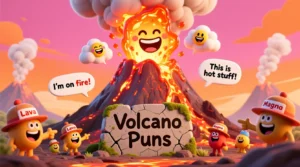Read more about the article 🌋 140+ Volcano Puns and Jokes That Will Erupt with Laughter! 😂