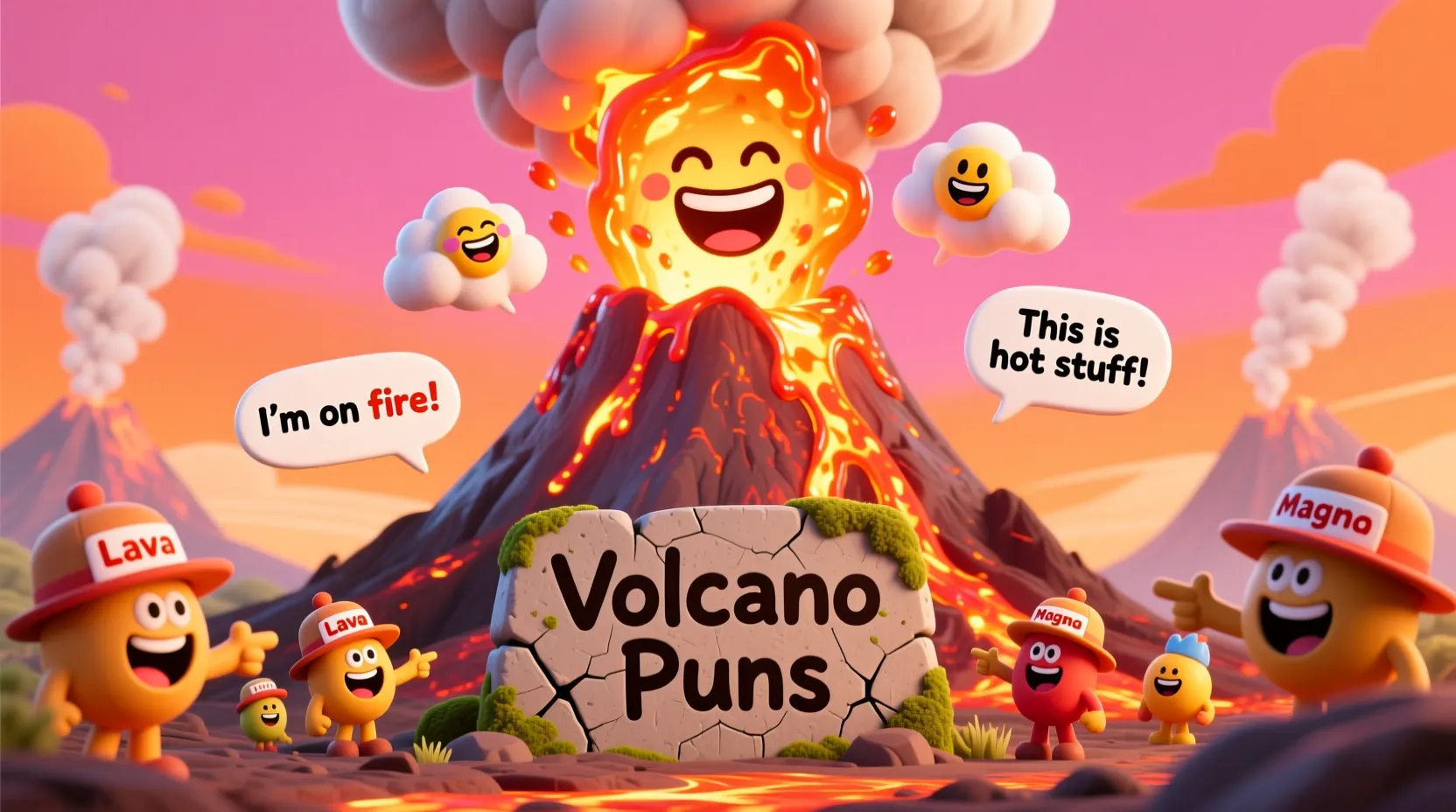 You are currently viewing 🌋 140+ Volcano Puns and Jokes That Will Erupt with Laughter! 😂