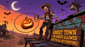 Read more about the article 🤠 Western Halloween Puns: Spooky Cowboy Jokes for a Rootin’ Tootin’ Halloween!<div class="last-updated" style="font-size:14px; font-weight:bold; color:#444; background:#f5f5f5; padding:10px; border-radius:5px; margin-top:10px; margin-bottom:20px;">
                 Last updated: October 25, 2025 at 5:22 am by nameyourteams@gmail.com
            </div>