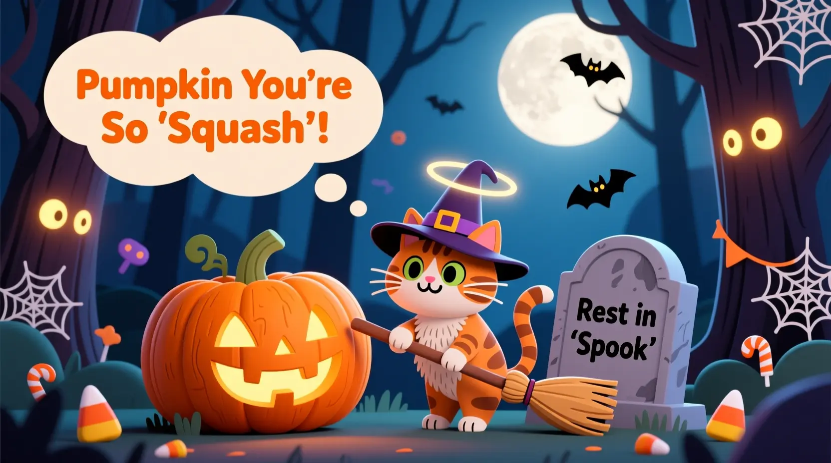 You are currently viewing 🍬 Sweet and Spooky: Candy-Themed Halloween Puns