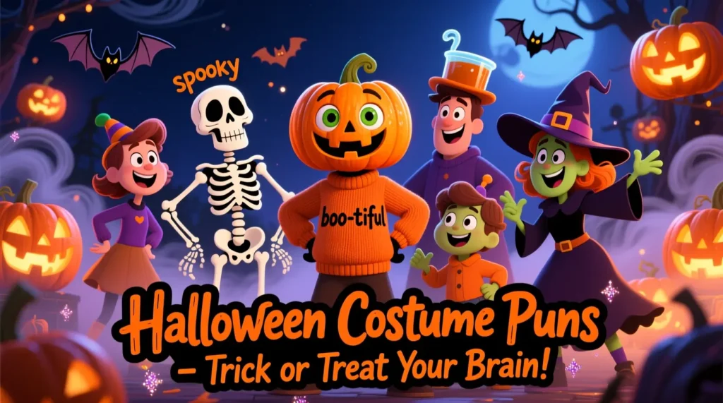 🎃 Easy DIY Halloween Costume Puns for a Fun and Creative Celebration 👻