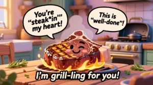 Read more about the article Steak Puns for Every Occasion: From BBQs to Dinner Dates 🍽️😂 2026<div class="last-updated" style="font-size:14px; font-weight:bold; color:#444; background:#f5f5f5; padding:10px; border-radius:5px; margin-top:10px; margin-bottom:20px;">
                 Last updated: November 22, 2025 at 9:45 am by nameyourteams@gmail.com
            </div>