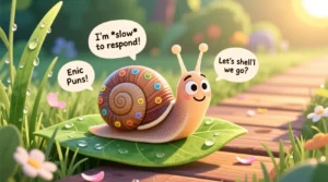 Read more about the article 🐚 Slow and Silly: The Funniest Snail Puns You’ll Love! 😄<div class="last-updated" style="font-size:14px; font-weight:bold; color:#444; background:#f5f5f5; padding:10px; border-radius:5px; margin-top:10px; margin-bottom:20px;">
                 Last updated: December 14, 2025 at 7:51 am by nameyourteams@gmail.com
            </div>