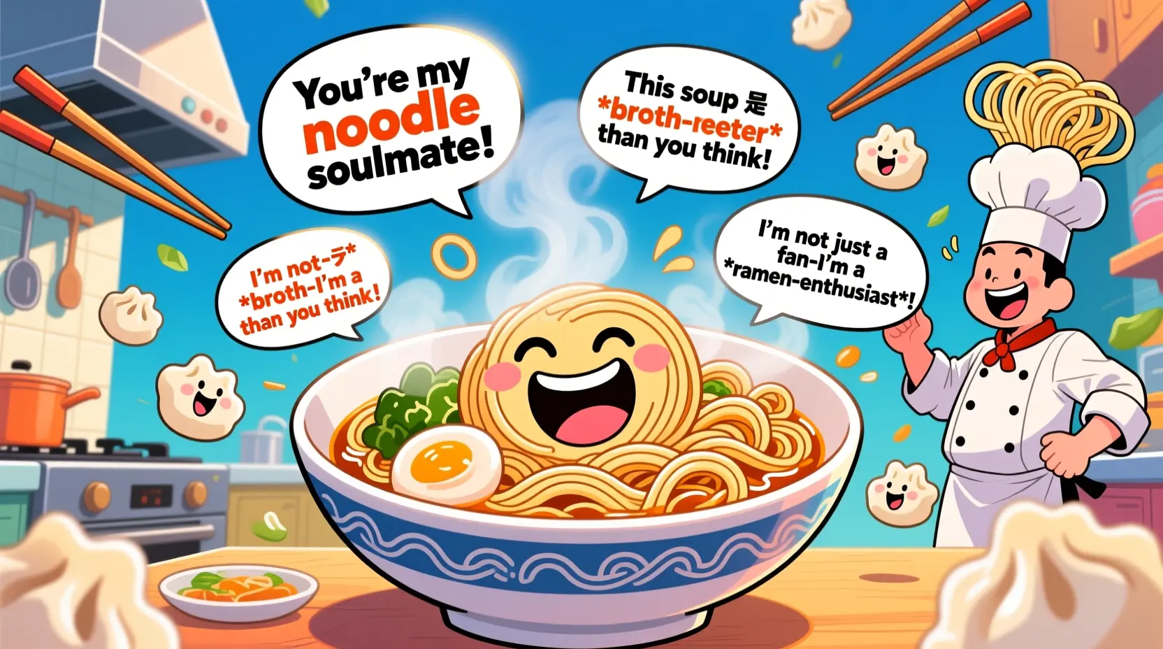 You are currently viewing 😂 Ultimate Ramen Puns to Make You Laugh Noodle Hard! 🍜<div class="last-updated" style="font-size:14px; font-weight:bold; color:#444; background:#f5f5f5; padding:10px; border-radius:5px; margin-top:10px; margin-bottom:20px;">
                 Last updated: December 14, 2025 at 7:51 am by nameyourteams@gmail.com
            </div>