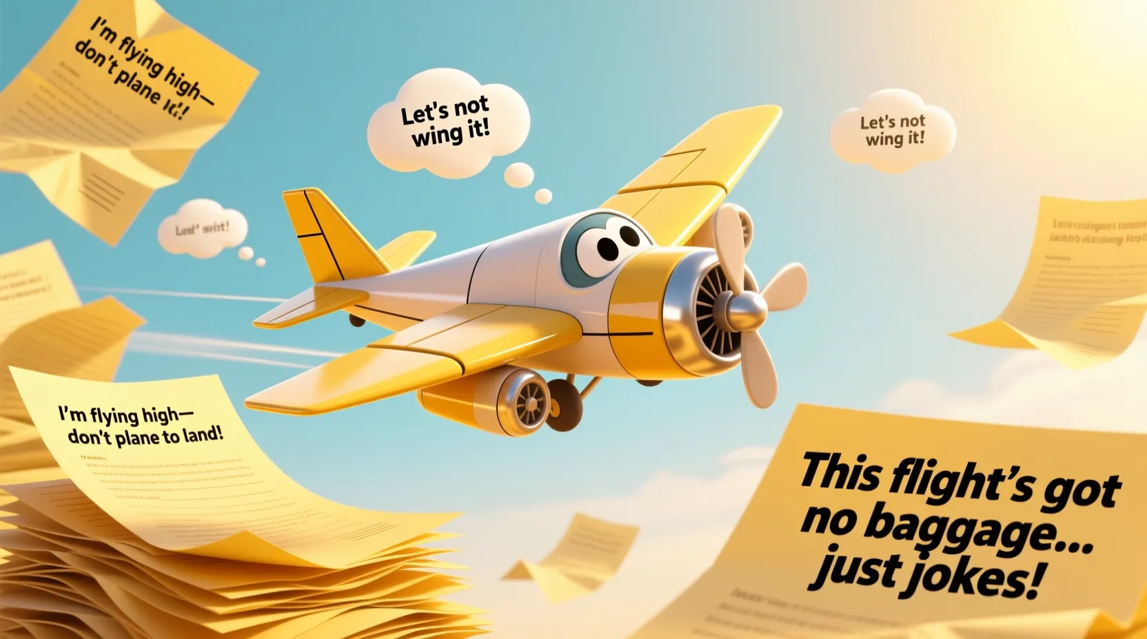 You are currently viewing Best Flight Puns and Jokes Laugh Your Way to the Runway: ✈️😂<div class="last-updated" style="font-size:14px; font-weight:bold; color:#444; background:#f5f5f5; padding:10px; border-radius:5px; margin-top:10px; margin-bottom:20px;">
                 Last updated: November 17, 2025 at 7:20 am by nameyourteams@gmail.com
            </div>