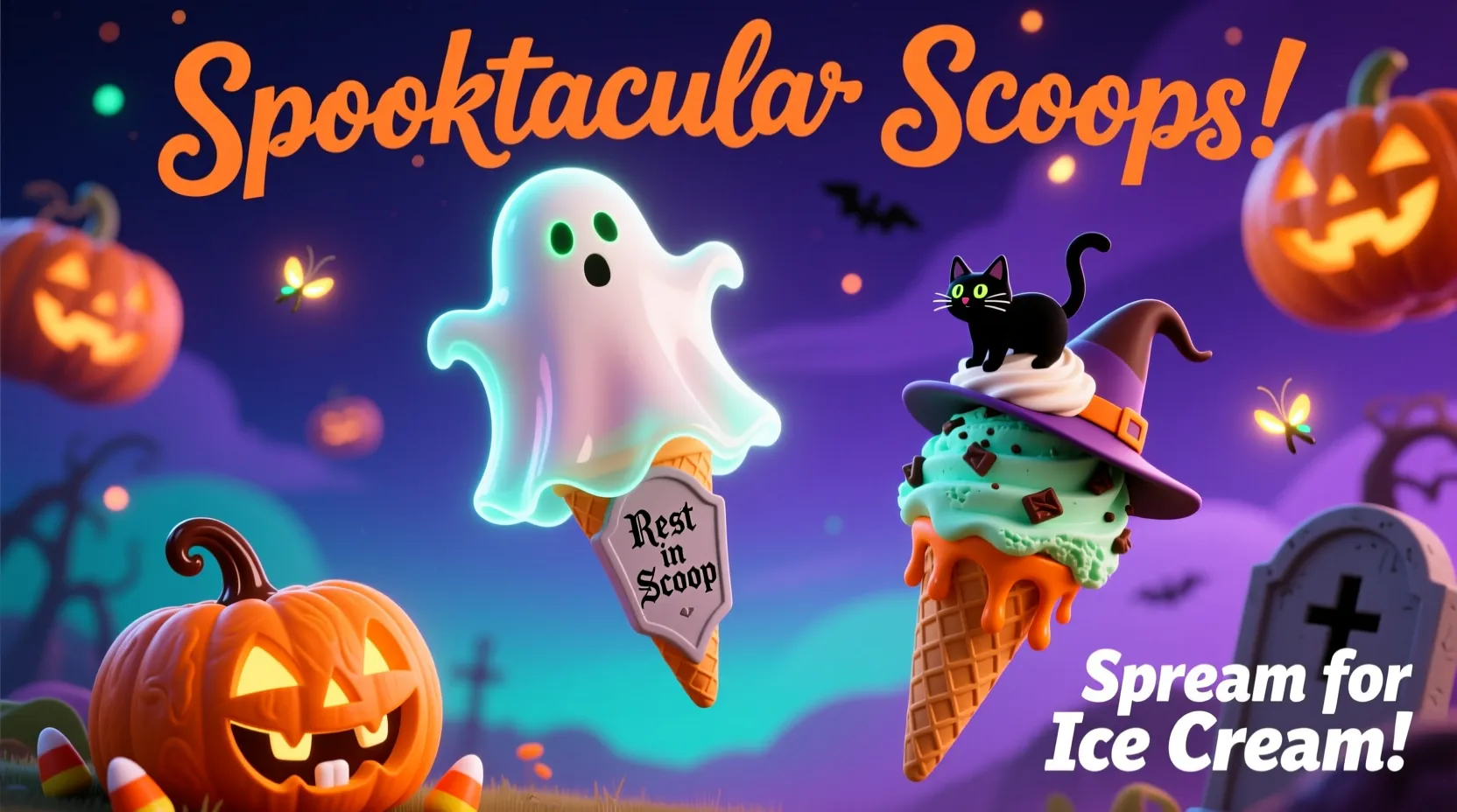 You are currently viewing 140 Halloween Ice Cream Puns 🍦🎃