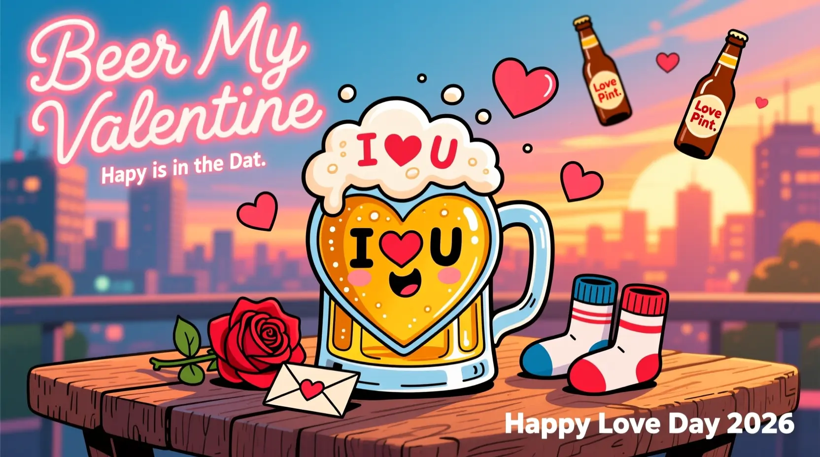 Read more about the article Beer My Valentine: Punny Ideas for a Happy Love Day For 2026🍺💘
