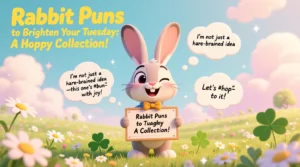Read more about the article 🐇 Rabbit Puns to Brighten Your Tuesday: A Hoppy Collection!<div class="last-updated" style="font-size:14px; font-weight:bold; color:#444; background:#f5f5f5; padding:10px; border-radius:5px; margin-top:10px; margin-bottom:20px;">
                 Last updated: December 11, 2025 at 7:24 am by nameyourteams@gmail.com
            </div>