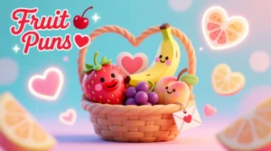 Read more about the article 🍓 Sweet Laughs for Lovers: Fruit Puns Valentine’s Day 2026<div class="last-updated" style="font-size:14px; font-weight:bold; color:#444; background:#f5f5f5; padding:10px; border-radius:5px; margin-top:10px; margin-bottom:20px;">
                 Last updated: December 2, 2025 at 6:49 am by nameyourteams@gmail.com
            </div>